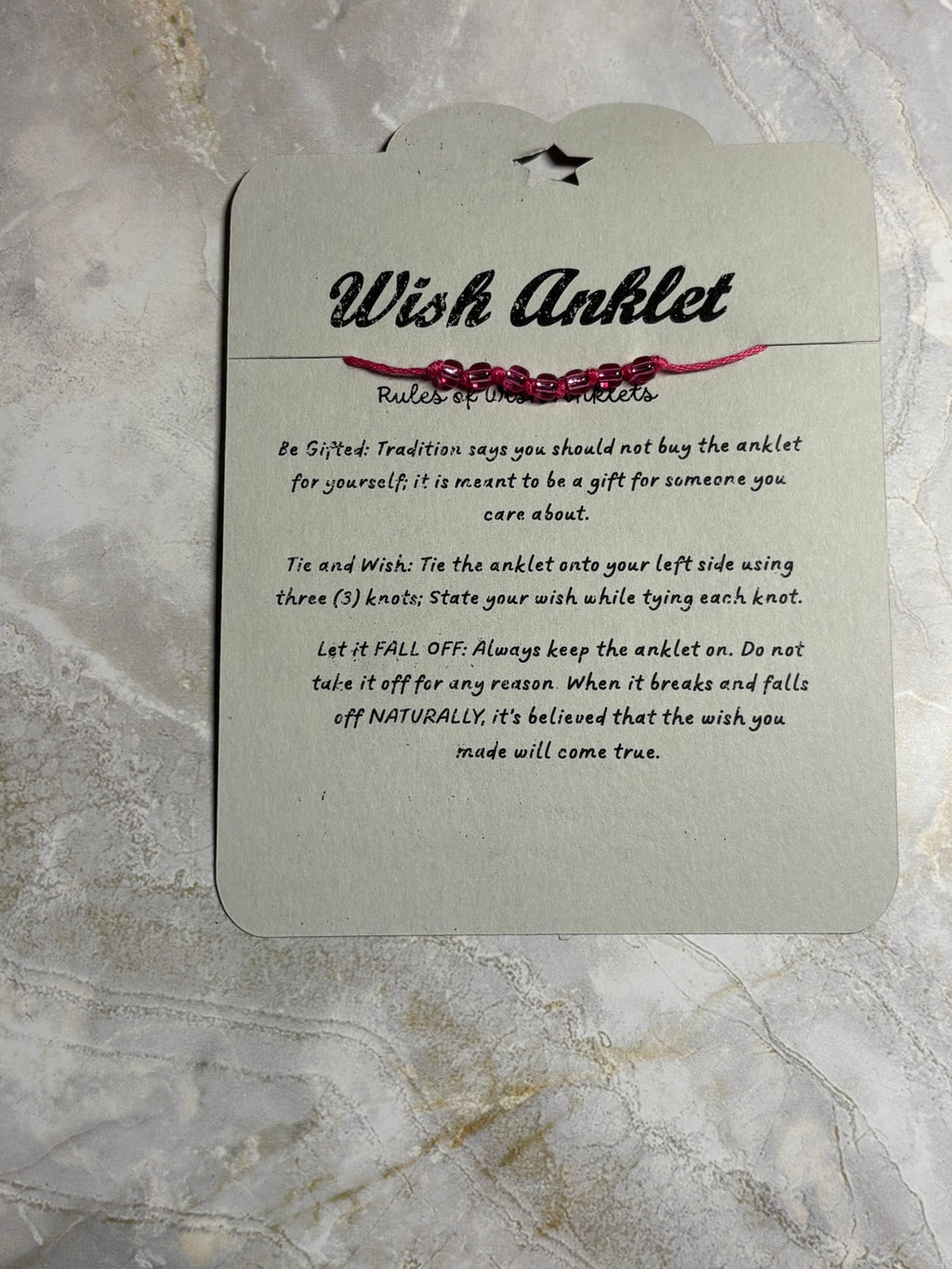 Wish Anklet