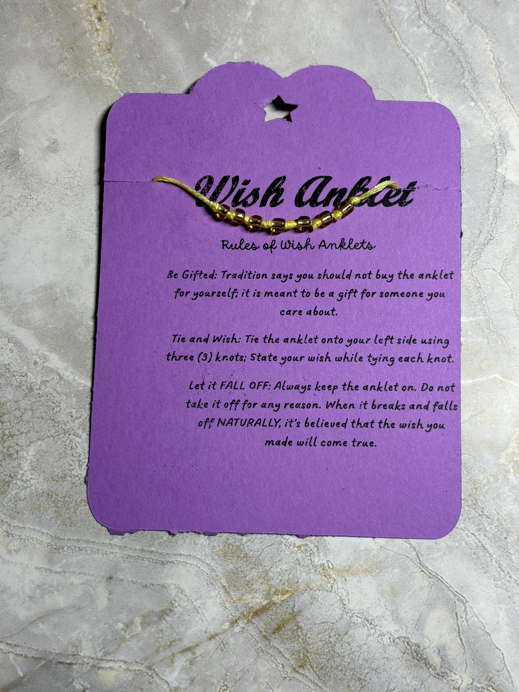 Wish Anklet