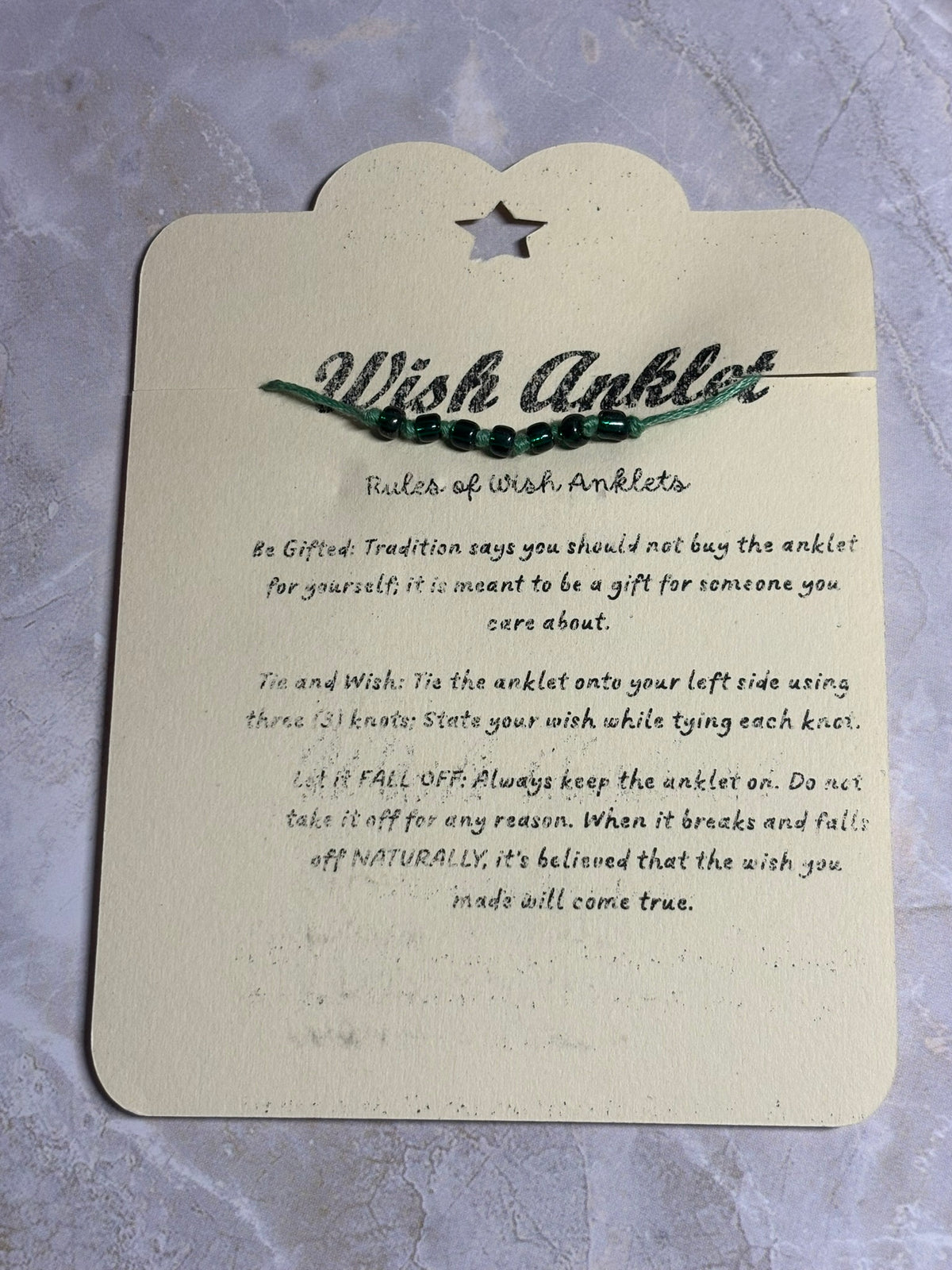 Wish Anklet