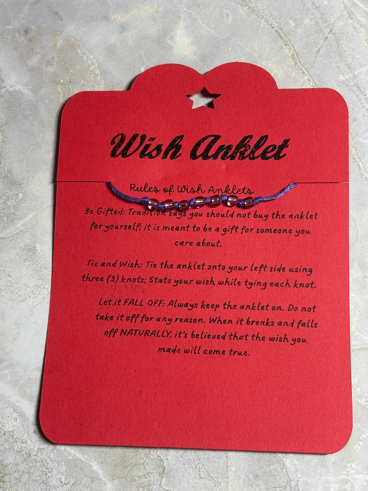 Wish Anklet