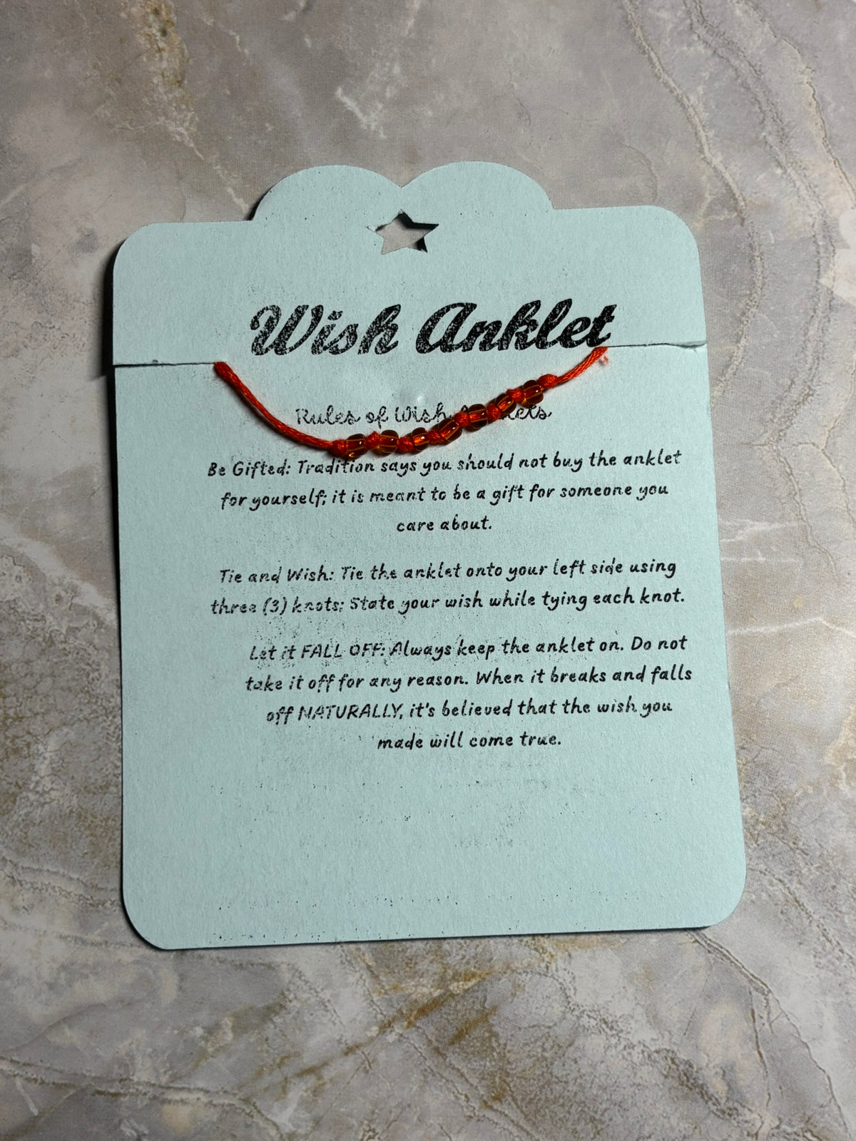 Wish Anklet