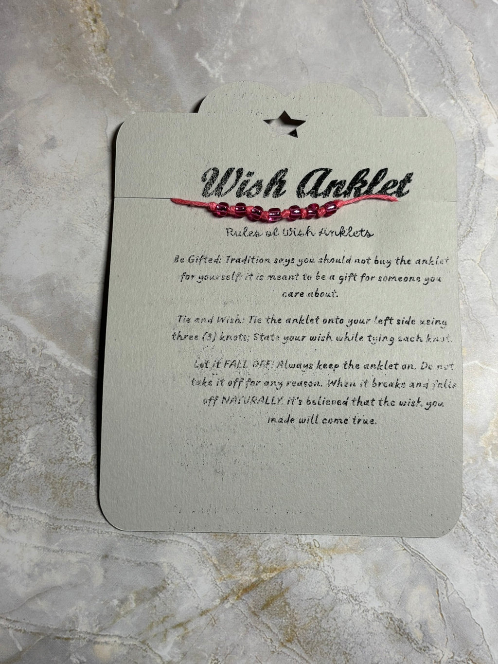Wish Anklet