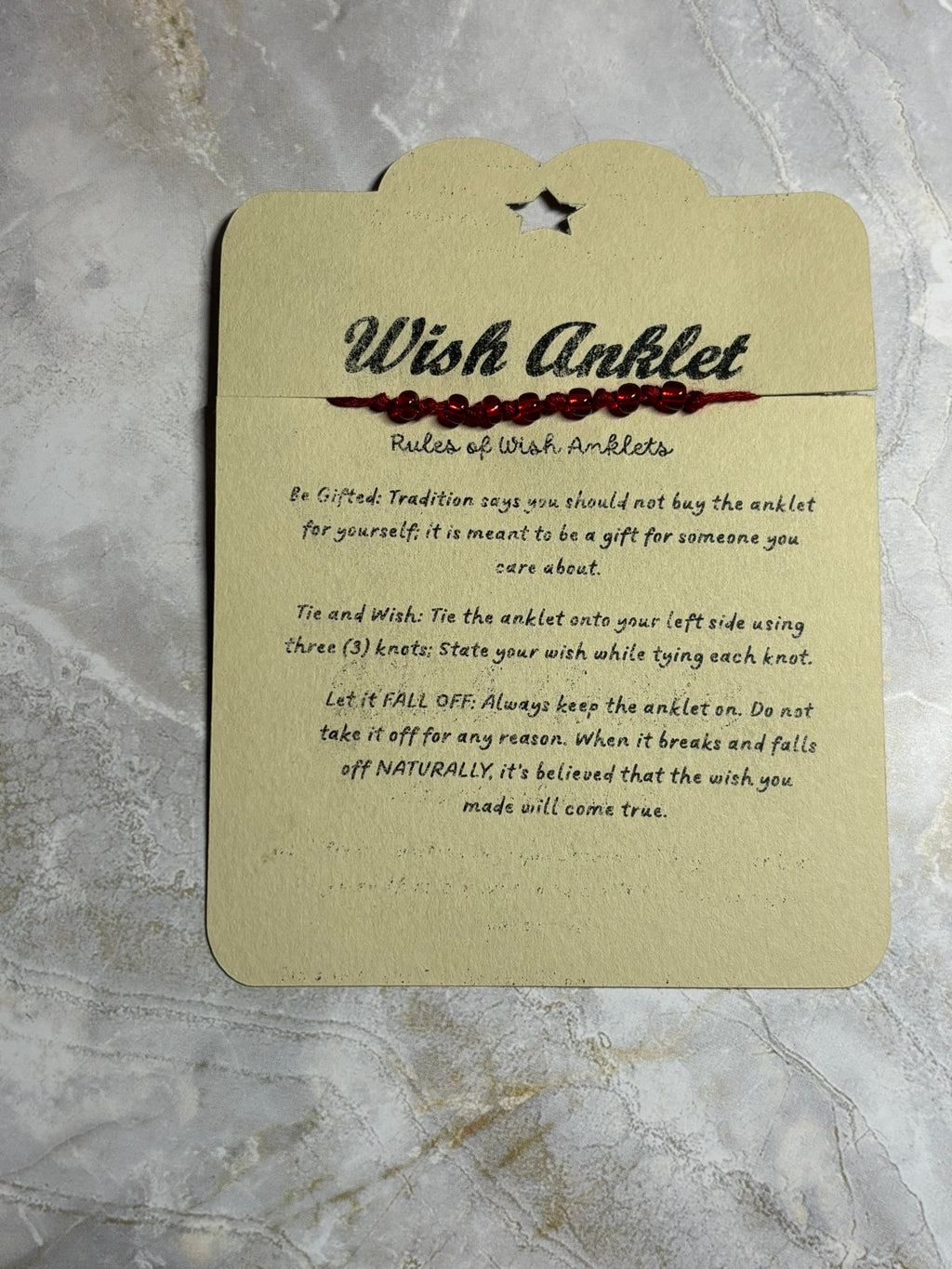 Wish Anklet