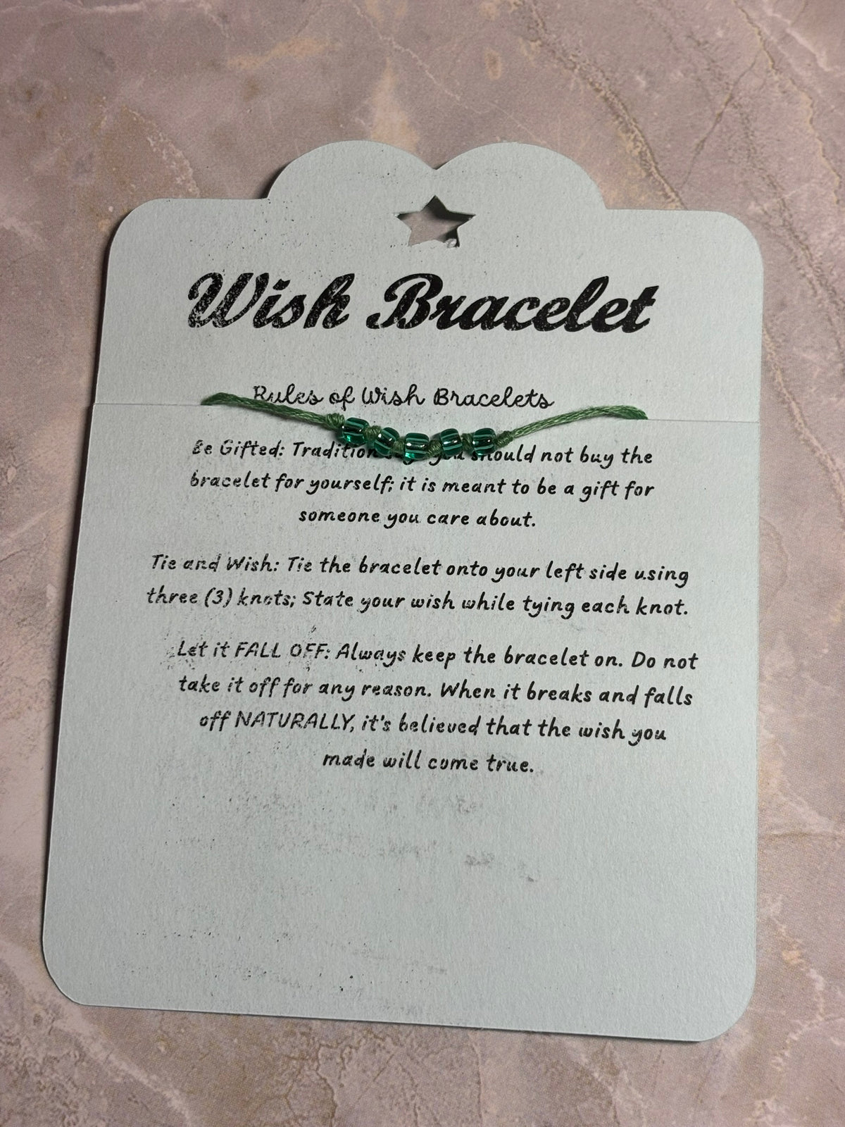 Wish Bracelet