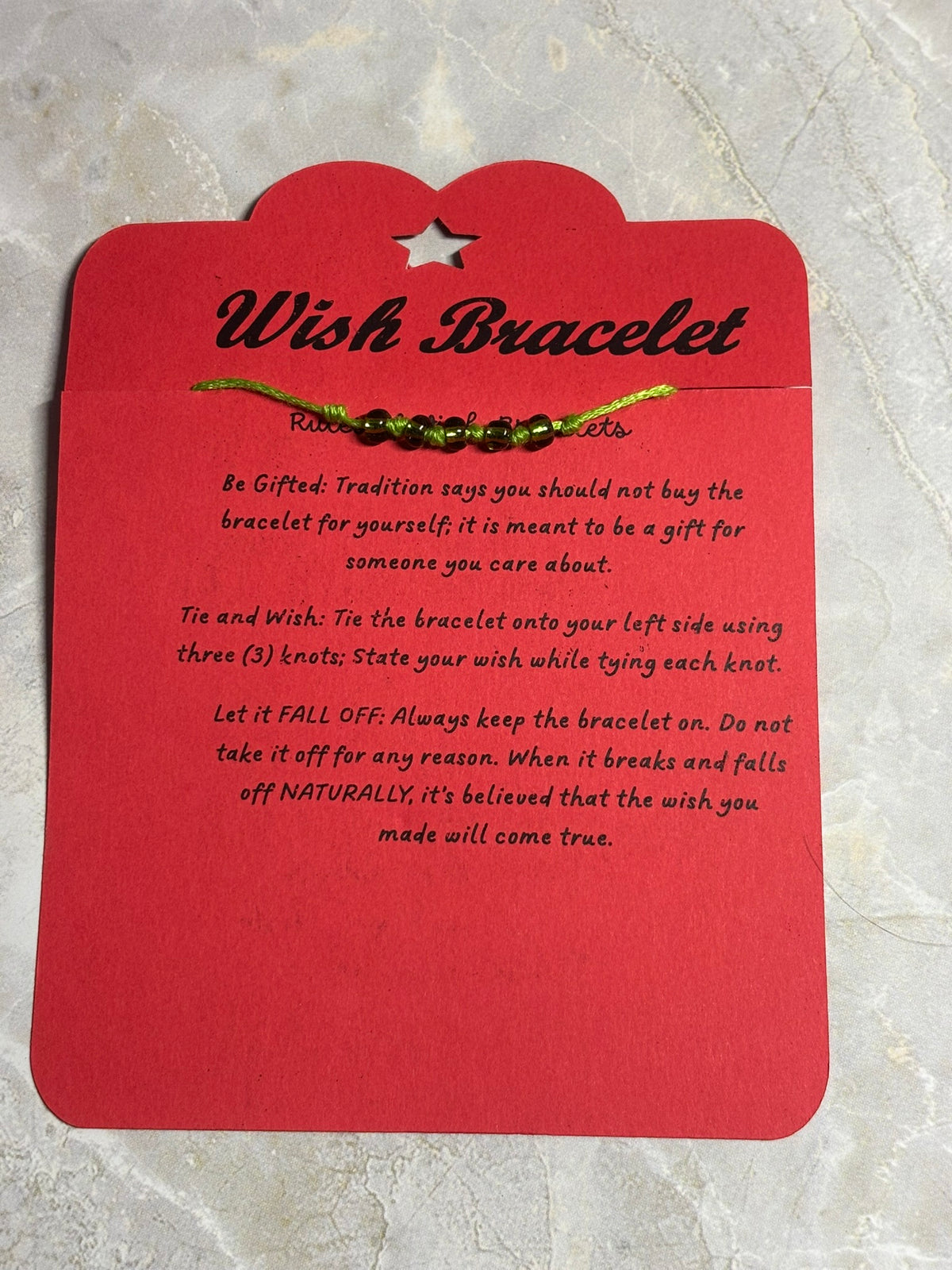 Wish Bracelet