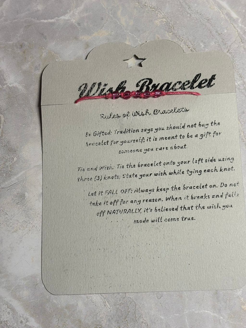 Wish Bracelet