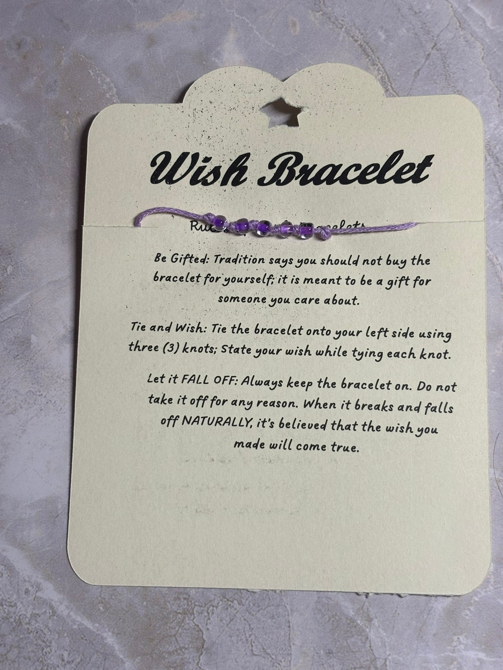Wish Bracelet